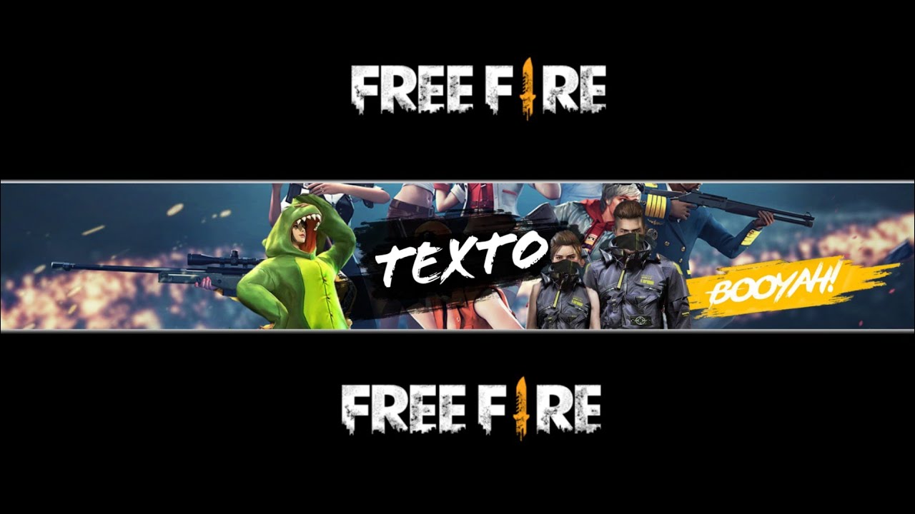 Banner Youtube Gaming Free Fire No Text