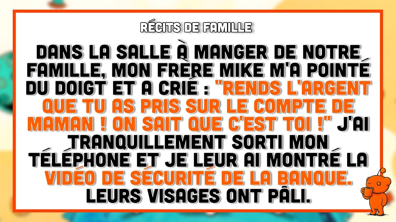 Lors du dîner de Thanksgiving, mon frère a exigé : 