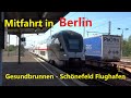 Mitfahrt Berlin Gesundbrunnen - Hbf - Südkreuz - Schönefeld Flughafen #stayathome