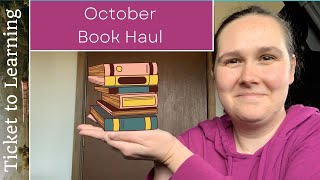 October Book Haul | Homeschool Books | Christmas Gifts | Book Outlet | Amazon | Local Book Shop