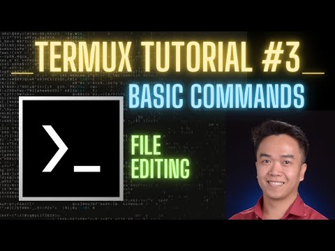 TERMUX BASIC COMMANDS TUTORIAL #3 - FILE EDITING #tutorial