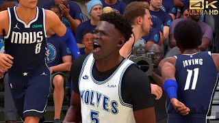 NBA 2K24 (PS5) Dallas Mavericks vs. Minnesota Timberwolves (WCF - Game 1) [4K ULTRA HD]