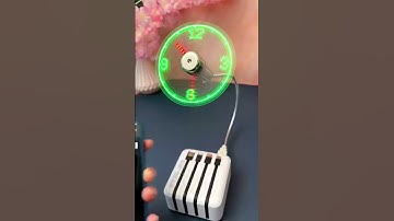 USB fan clock awesome gadget #tech #device #viral #techno #ytshort #shorts