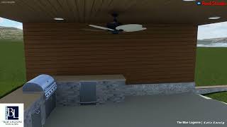 Heath Inifinty Edge Pool & Spa With Arbor & Grilling Station Lounge Area