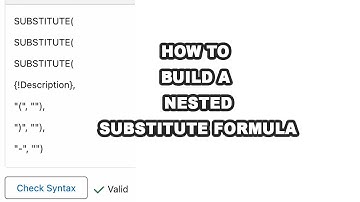 Salesforce Flow Formula - Nested SUBSTITUTE Walkthrough