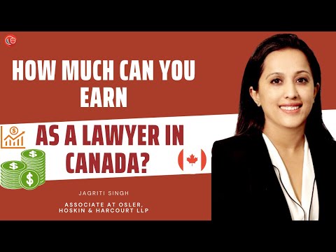 How much can you earn as a lawyer in Canada? | Jagriti Singh | LawSikho