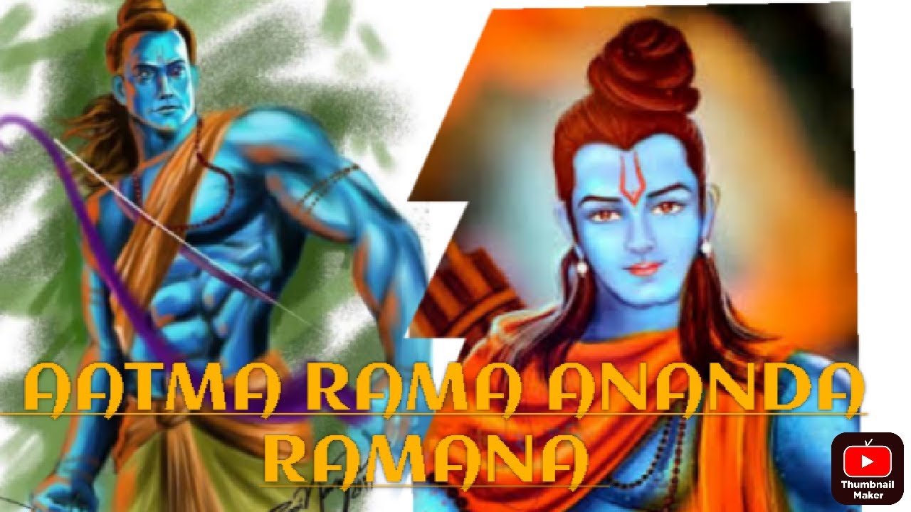 AATMA RAMA ANANDA RAMANA COVER SONG (SLOWED VERSION) BRODHA-V #ram # ...