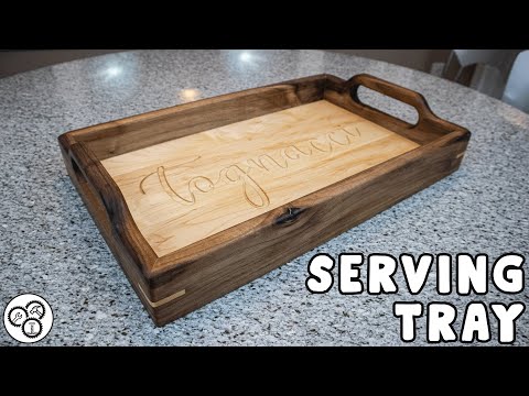 Wooden Serving Tray, Woodworking Gift Ideas