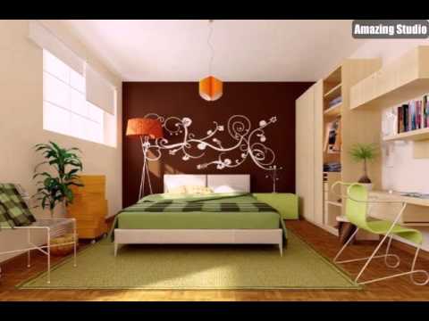 Grün braun orange modern schlafzimmer youtube