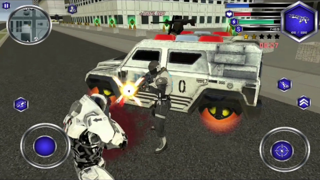 Fly Robot Swat (by Naxeex Publishing) Android Gameplay HD YouTube