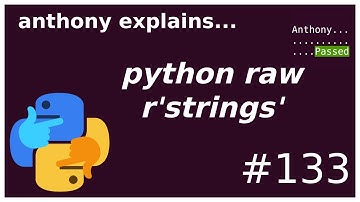 python: raw (NOT REGEX) r