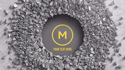 Ground Break. Modern Bright Logo Opener DaVinci Resolve Templates