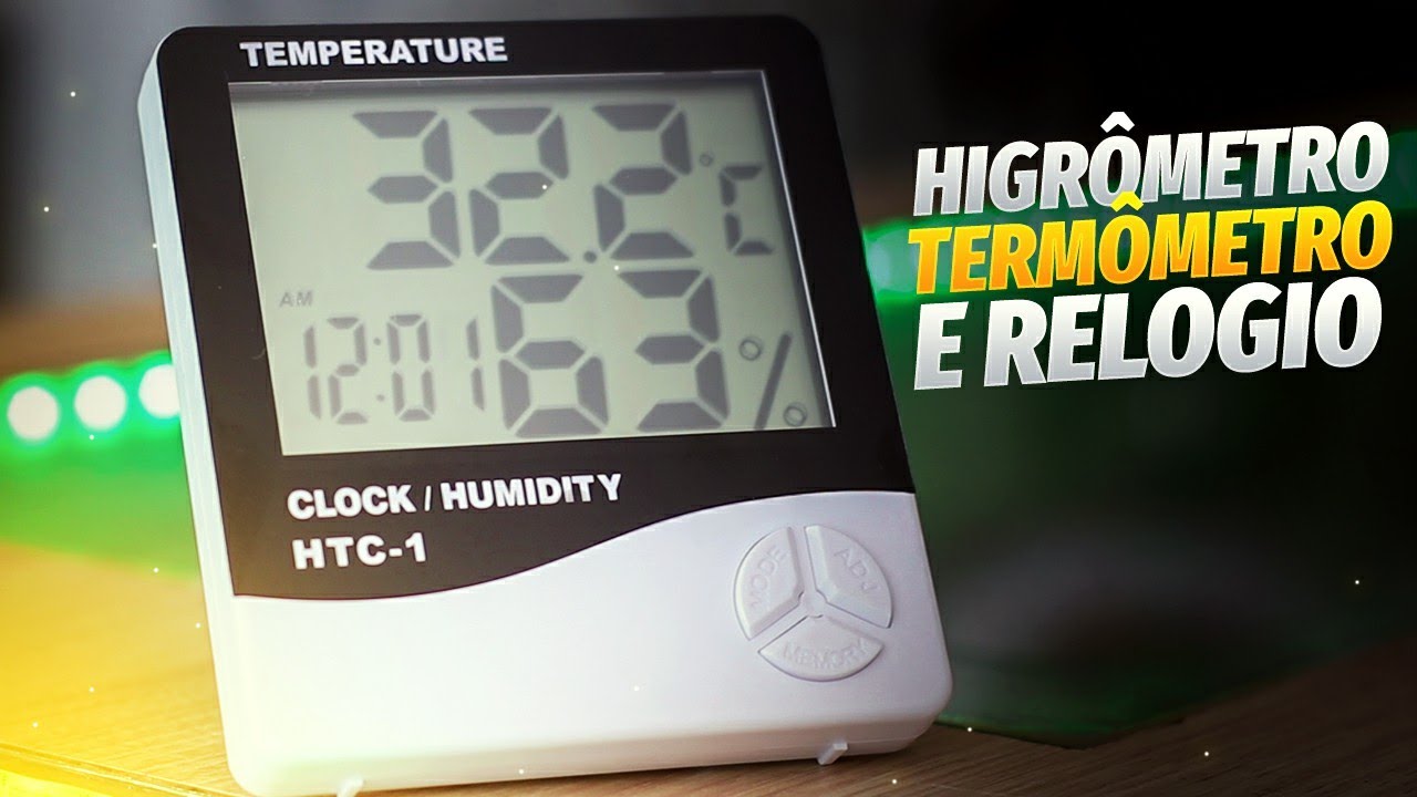 Medidor De Humedad Termómetro Sonda Higrómetro Lcd Digital HTC2A