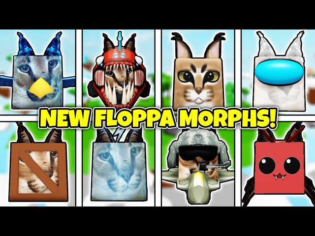 Roblox Find the floppa morphs snow map 21 floppas 