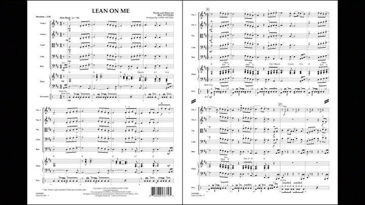 Lean on Me Orchestral version - Orchestral performance video thumbnail