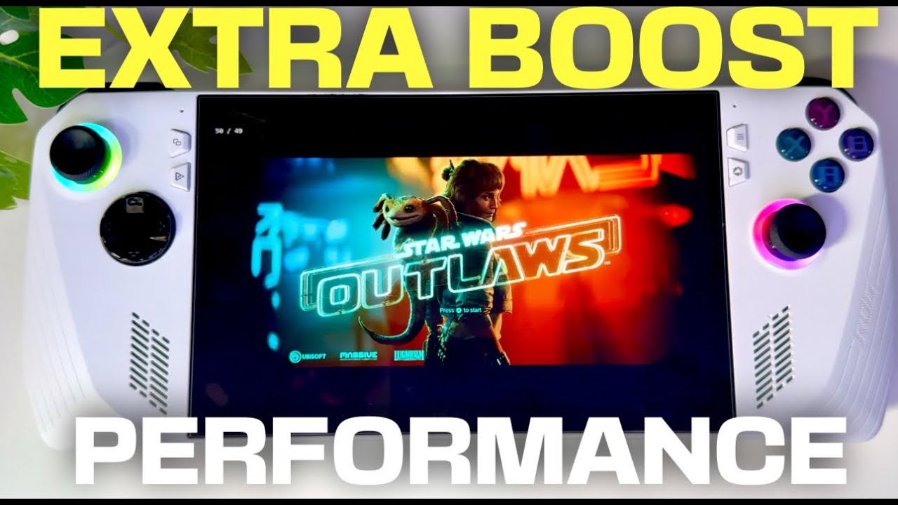 STAR WARS OUTLAWS on the Asus Rog Ally: Huge EXTRA Performance Boost ...