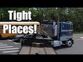 Cabover in Connecticut Unloads Plows And Skidsteer