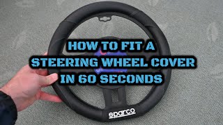 How To Fit A Steering Wheel Cover (In 60 Seconds) screenshot 3