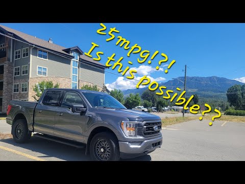 2021/2022 FORD F150 5.0L REAL WORLD GAS MILEAGE! 1000km Trip!