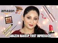 #amazonmMakeupHaul ❤️ full face of first impression 😲 full face make-up using Amazon Makeup products