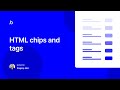 HTML chips & tags | Bubble.io Tutorial