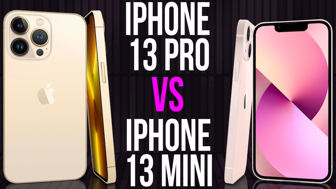 iPhone 13 Pro vs iPhone 13 Mini (Comparativo) - YouTube