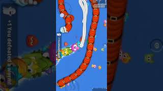 Worm Hunt-Battle Arena #10 #wormhunt #wormszoneio #wormszone #snakeio #games #shorts screenshot 5
