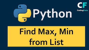 How To Find Max & Min Number From List | CodingFacts