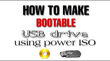 How to make a bootable USB drive |easy way|using power ISO|2019