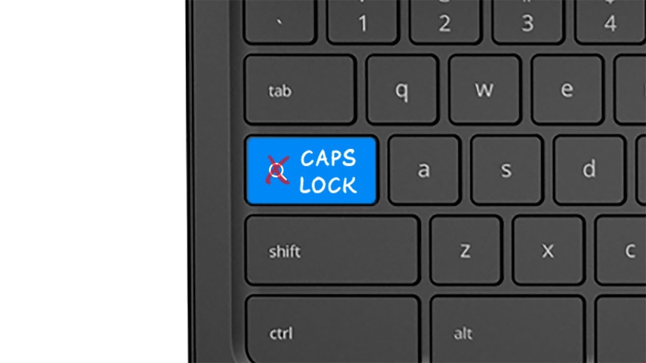 How to Change Chromebook Search Key to Caps Lock  Chromebook HowTo
