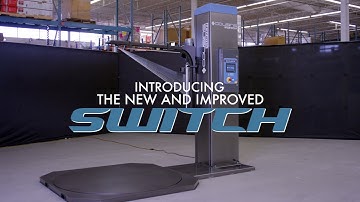 Cousins Packaging Switch with A-Arm - Automatic Pallet Wrapper