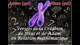 Super Preuve Mathématique reliant la Création de JESUS (psl) à la création d’ADAM (psl) !