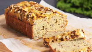 Instant High Protein Greek Yogurt Oats Bread | Flourless Breakfast Bread