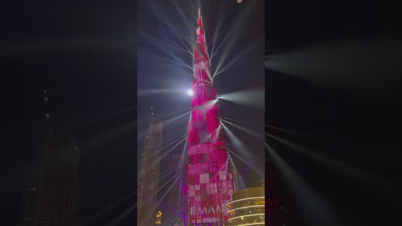 Бурдж Халифа Дубай 4K иллюминация / шоу / ‎برج خليفة Burj Khalifa Dubai 2022