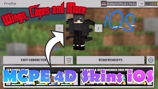 How to get 4D; Skins, Wings, Capes & More on Minecraft Bedrock iOS! *Working 2021* screenshot 3