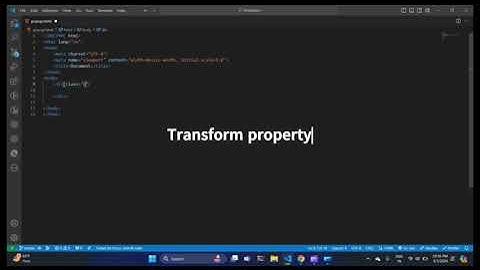 CSS Transform property