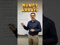 How to create a vector in Python using NumPy? #python #numpy 💥