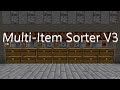 Multi-Item Sorter V3 | Minecraft Java Edition 1.15.2