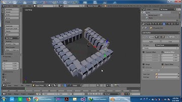 Blender Tutorial :Modelling a big middle age Castle inside Blender #3