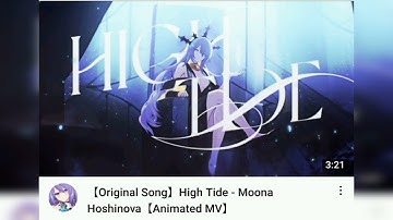 「重低音強化」【Original Song】High Tide - Moona Hoshinova【Animated MV】