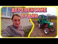 Посадила чеснок /  Убрал землю и песок / Деревенские будни