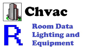 Elite Software Chvac Load Calculations - Entering lighting and equipment loads in Room Data