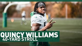 Why So Serious | 40-Yard Stroll With Quincy Williams | The New York Jets | NFL