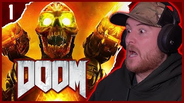 Royal Marine Plays DOOM (2016) For The First Time! PART 1!