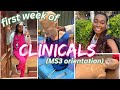 my humbling first week of MED SCHOOL (MS3) | CPR, suturing, placing IV&#39;s, NG tubes, foleys, +MORE