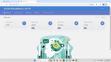 🔴 Aplikasi Sistem Informasi Rekomedasi Laptop Metode SAW Menggunakan Laravel