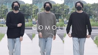 【COMOLI】サマーウール長袖クルーネックTの汎用性たるや