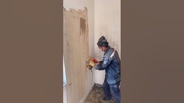 How to easily remove wall plaster | Wall renovation | House renovation