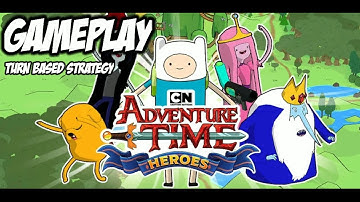 ADVENTURE TIME HEROES!!!!gameplay (andoid/ios)