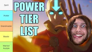 Avatar Aang: The Last Airbender Strength and Power Tier List Avatar Aang: The Last Airbender Strength and Power Tier List